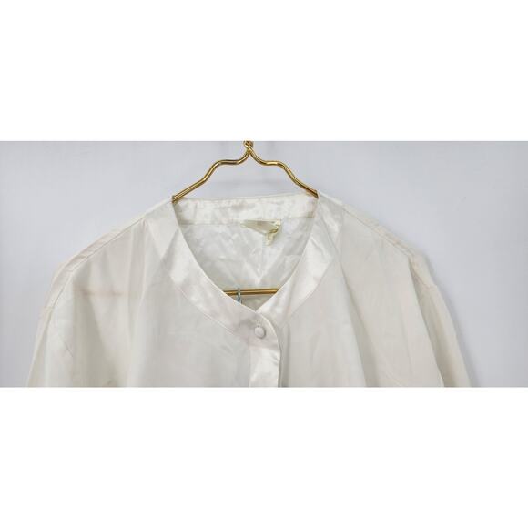 NEW‎ Deadstock Vintage Gold Label Victoria Secret Set White Bridal Oversized XS - Picture 3 of 16